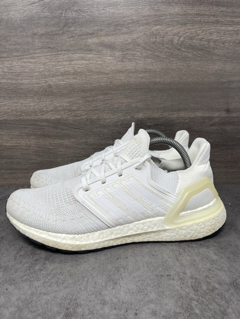 adidas Ultraboost 20 Womens Size 10 White Running Shoes Boost EG0713